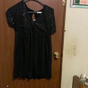 Black sparkly dress, Mustard Seed, medium